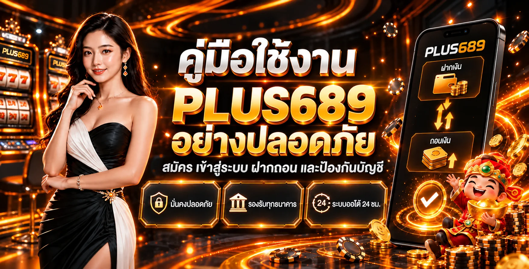 PLUS689 คู่มือใช้งานปลอดภัย | สมัคร เข้าระบบ ฝากถอน